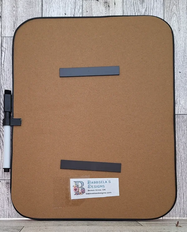 Whiteboard back