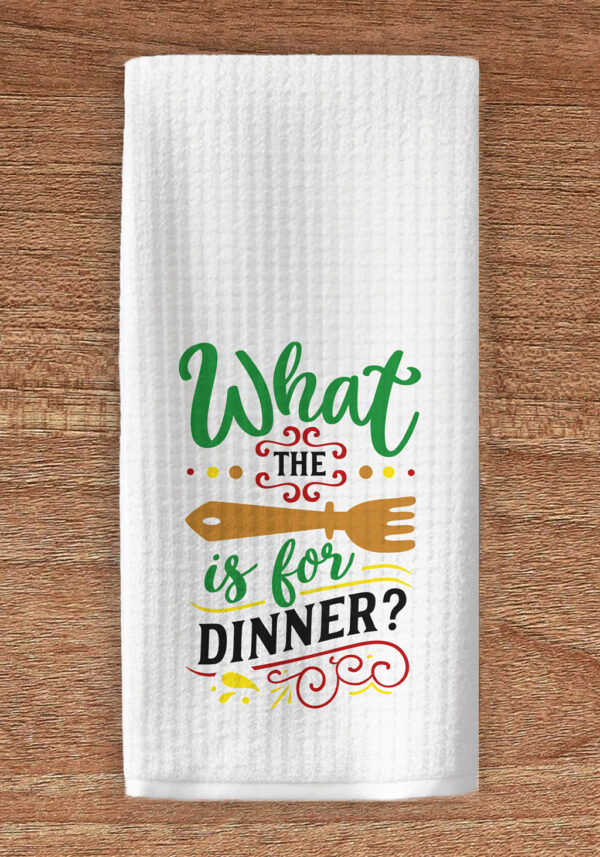 What the fork is for dinner kitchen towel