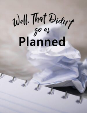 book front cover with crumpled paper